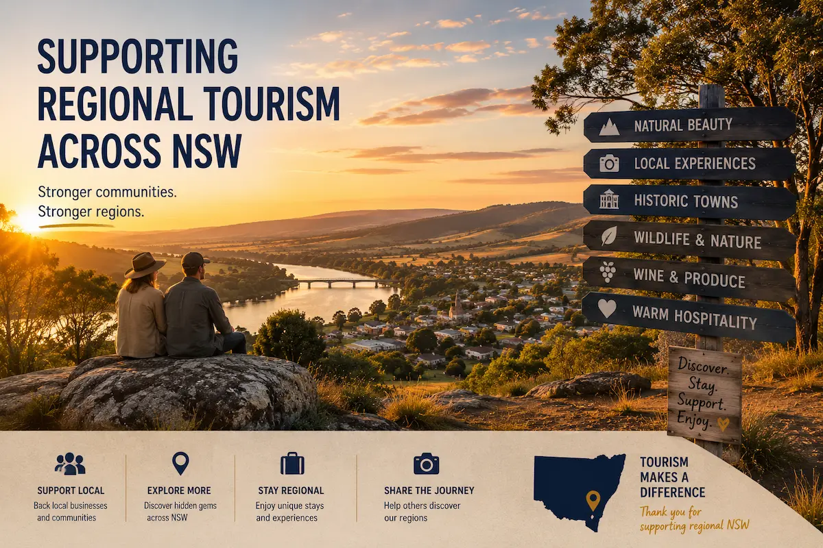 Regional NSW caravan park and holiday park tourism website design