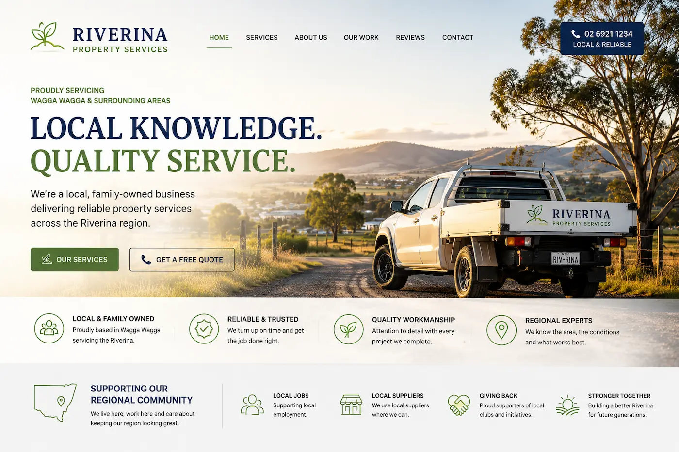 Professional cafe website design for hospitality businesses across regional NSW