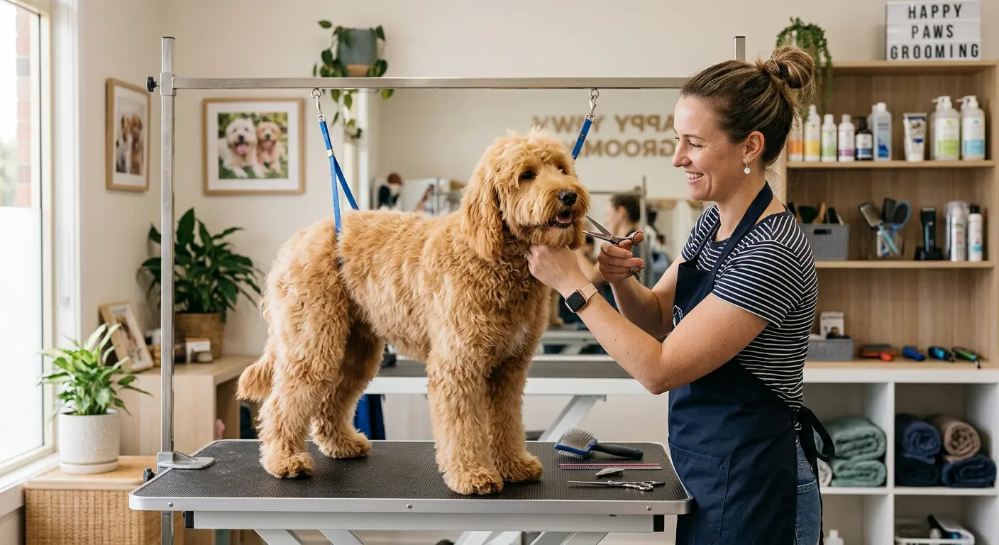 Australian dog grooming business owner