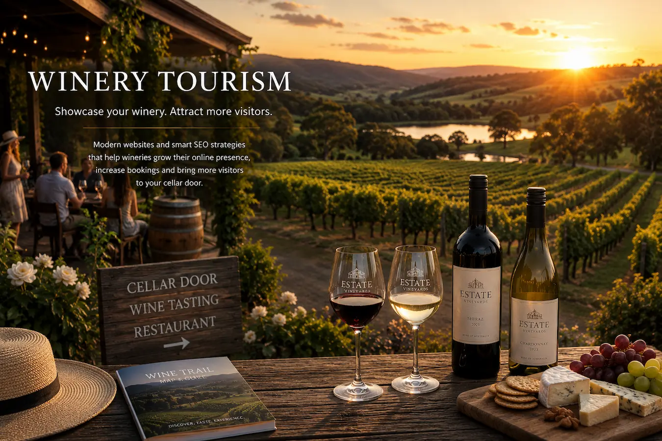 Wine tourism experience at a regional NSW winery and cellar door
